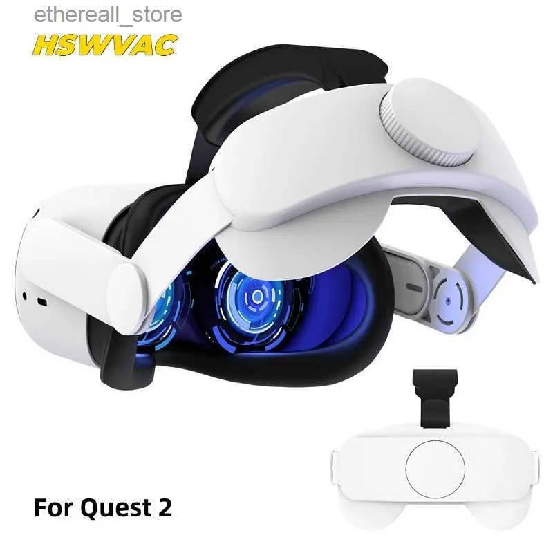 Urządzenia VR/AR Pała na głowę Oculus Quest 2 jest regulowana i wygodna Q240306