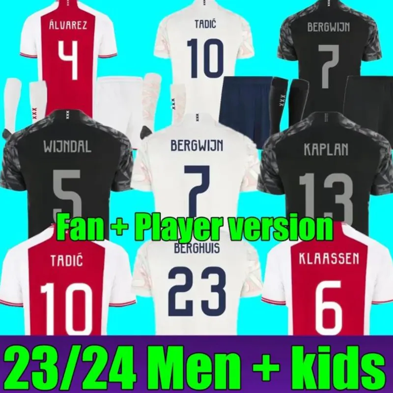 23 24 TADIC Soccer Jerseys BASSEY BERGHUIS Third Black Kit KLAASSEN BERGWIJN MARLEY 2023 2024 Away Football Shirts Men Kids Uniforms CRUYFF
