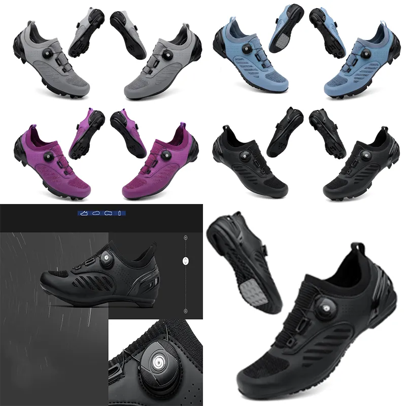 Chaussures de cyclisme design Hommes Sports Dirt Roasdd Chaussures de vélo Plat Vitesse Cyclisme Baskets Appartements Chaussures de vélo de montagne SPD Crampons Chaussures 36-47 GAI