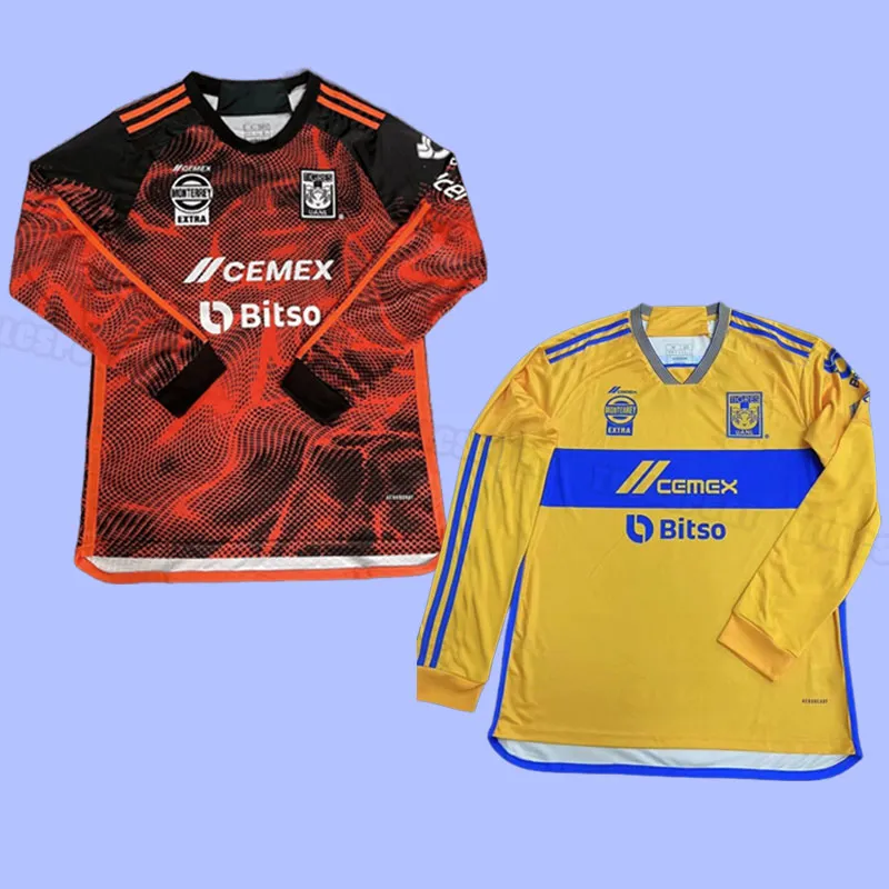 Lång ärm 2023 2024 Gignac Tigres Uanl Soccer Jerseys 23 24 Mexico Liga Earth Day MX Vargas Aquino Pizarro Nicolas F. Hem Away Third