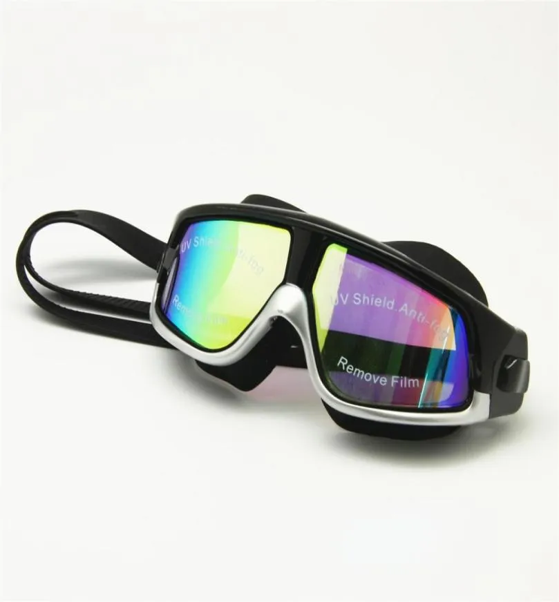 Water Sports Rx receptbelagda Simglas Myopia Optiska badglasögon Korrigerande snorkelmask 0 till 800 öronproppar Stora78846529517155