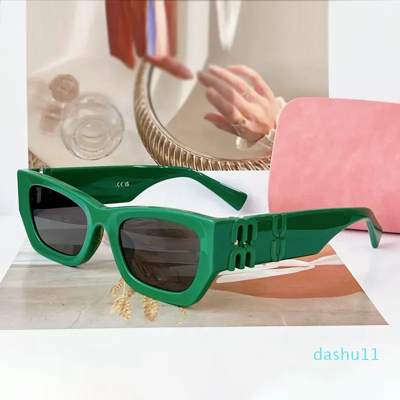 Designer Womens Sunglasses Rectangular Acetate Sun Oval Glasses Avant Garde Daring Lady Eyewear
