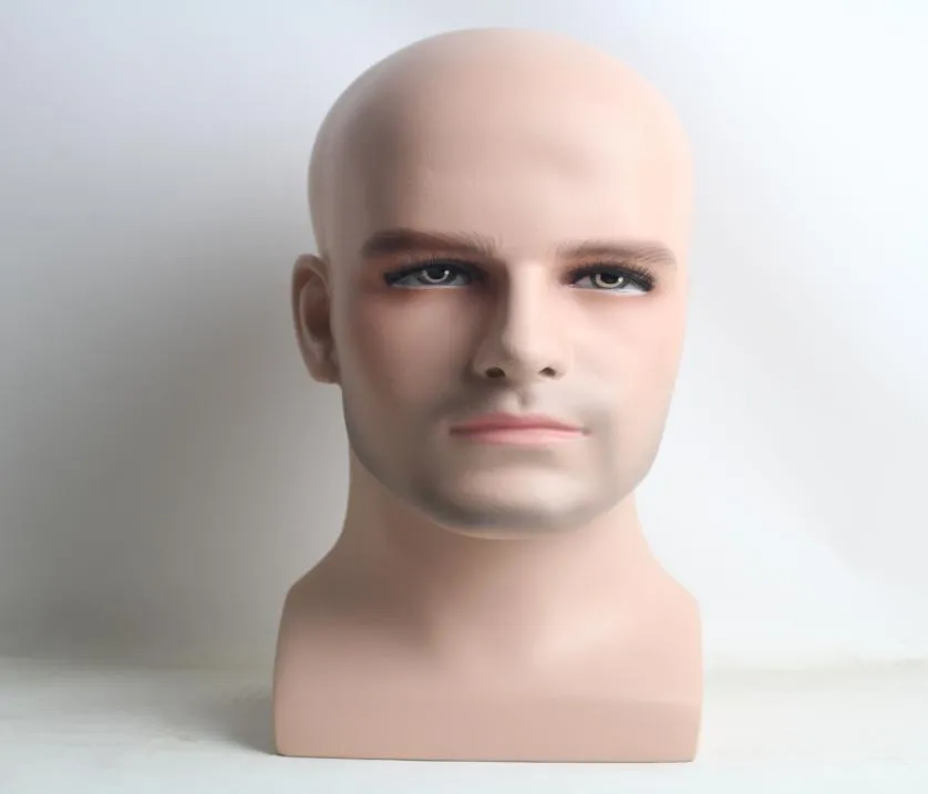 Realistic Fiberglass Male Mannequin Head For Wigs And Hat Display2962915