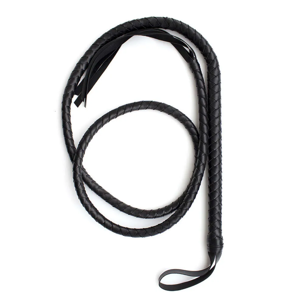 Leather Long Teaching Whip Snake Women's Couple Adult Sex Equipment Toy Props
