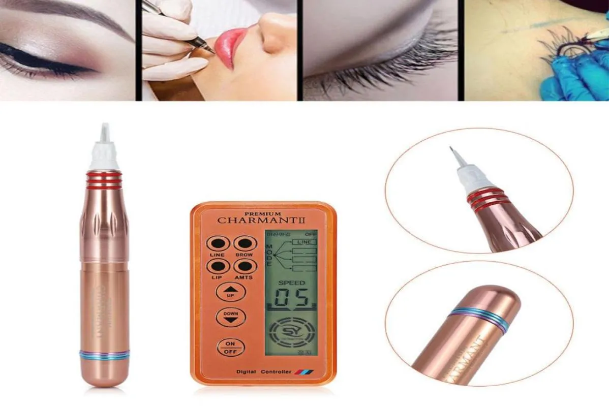 2021 Digital Permanent Eyebrow Eyeline Lips Rotary Makeup Supply MTS Tattoo Pen Machine Skin Care Beauty1580208