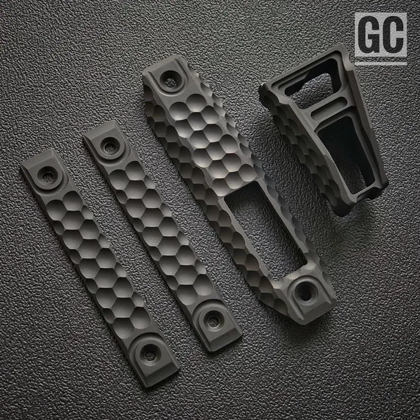 Metal CNC Decorative Handblock Set GCTAC Railscales Anchor RS XOS
