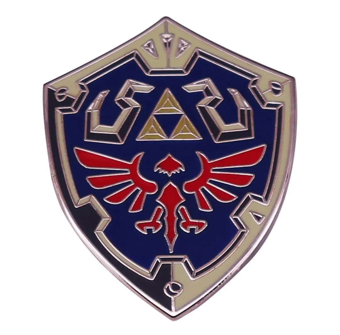 Breath of the Wild Link Brooch Pins Enamel Metal Badges Lapel Pin Brooches Jackets Jeans Fashion Jewelry Accessories Game brooch8490059