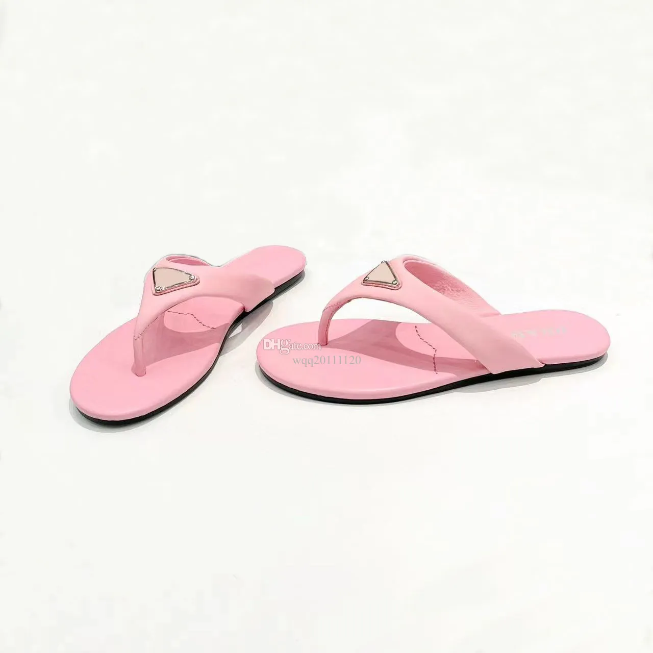 Kobiety Sandals Panie Oryginalne skórzane kapcie buty buty ślubne z pudełkiem Rozmiar 35-43