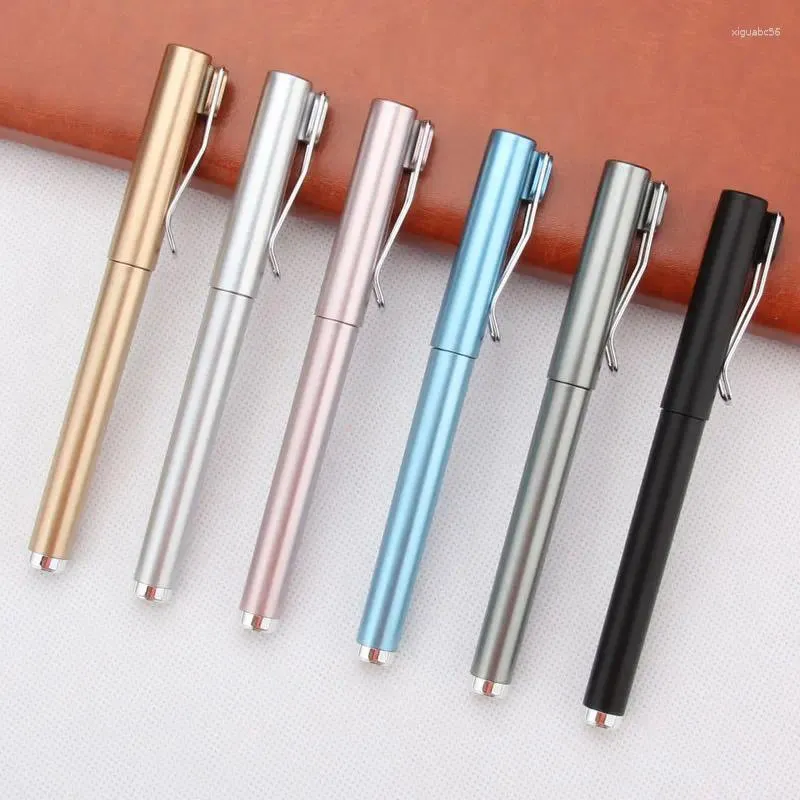 10pcs Gel Pen Black Ink Color 0.5mm Student Pens Ballpoint Students School Office Writing Drawing Stationery