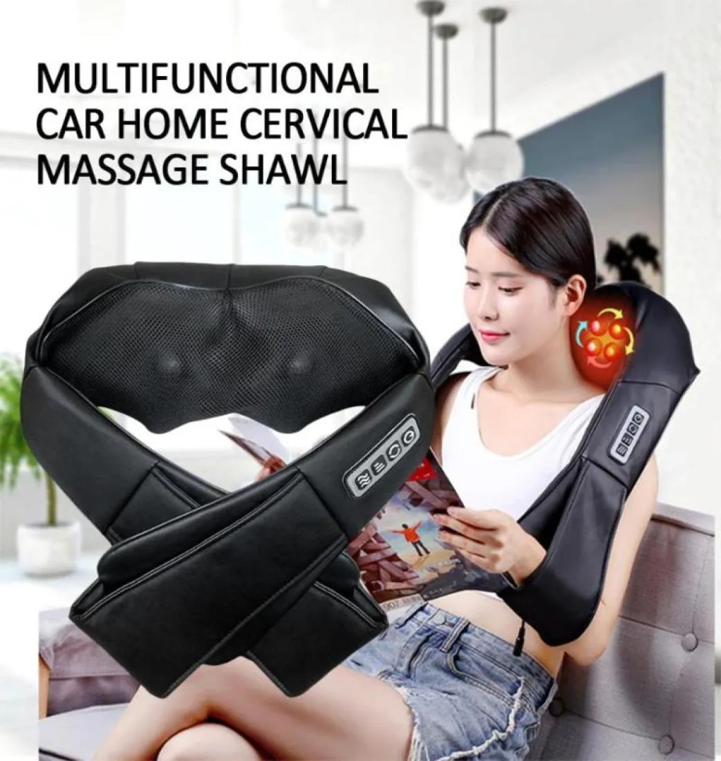 Massager al collo Massage elettrico Shiatsu Back Spalla Corpo a forma di scialle a forma di infrarossi Impostare Carhome Massager 20211808281