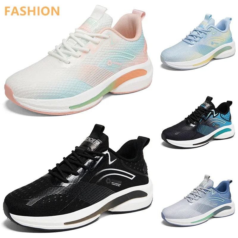 2024 heißer Verkauf Laufschuhe Männer Frauen Deep Beige Pink Peach Sky Blue Red Split Yellow Burgundy Khaki Green Herren Trainer Sport Mode Turnschuhe GAI