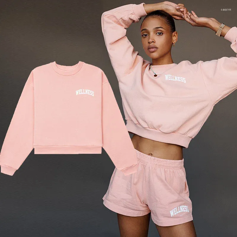 Sweats à capuche pour femmes élégant Simple pull pour femmes imprimer à capuche coton doux sweat ample chaud