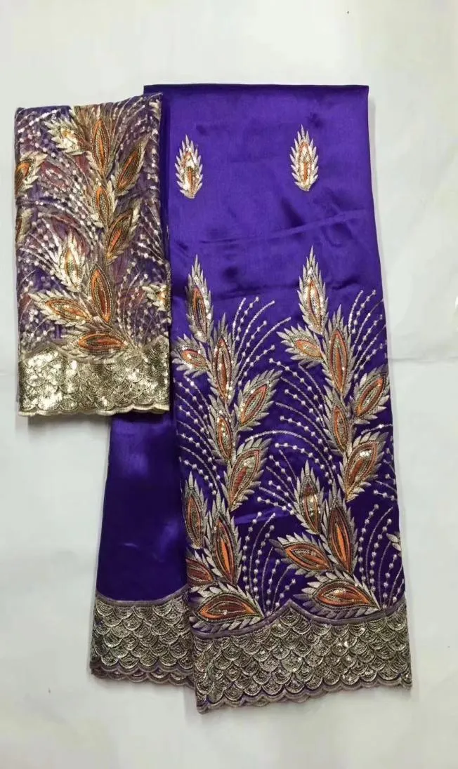 White Swiss Voile African Velvet Fabric med paljetter Kvalitet Franska Net Sewing Material Dubai Style For Party Wedding Dress 52yar9333613