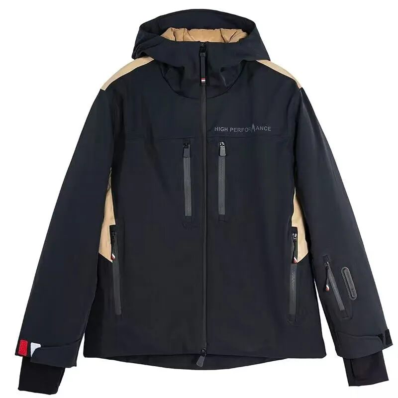 Inverno para baixo jaqueta ao ar livre blusão esqui usar casaco à prova dwaterproof água outerwear superior roupas com capuz jaqueta esportes de alto desempenho