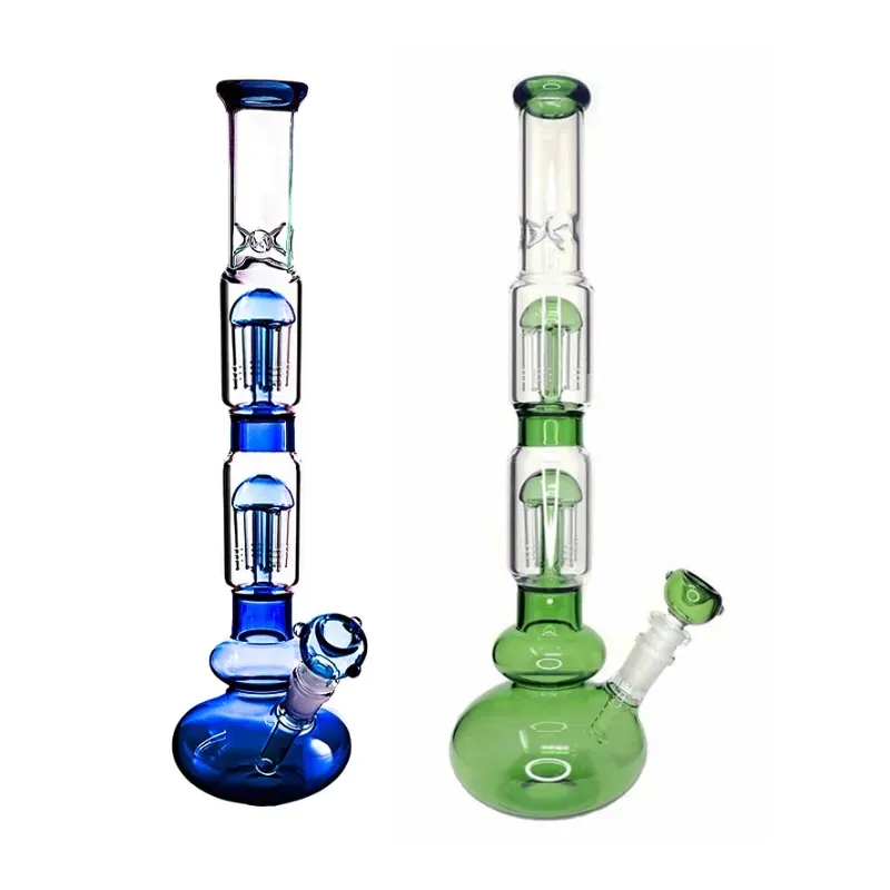 Ship By Sea Big Hookahs Heady Glass Bongs Beaker Bong Recycler Water Pipes Showerhead Perc Straight Oil Dab Rigs With Bowl Mixed Styles Accepted
