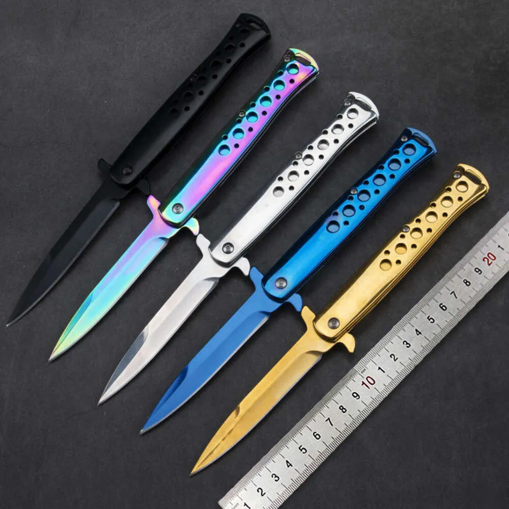 New Outdoor Equipment Lifesaving Slip Handle Folding Knife Upgraded Edition 752777