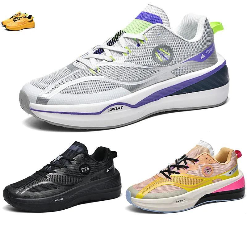 Hommes femmes chaussures de course classiques confort doux vert jaune gris rose rose entraîneurs sport baskets gai taille 39-44 color36