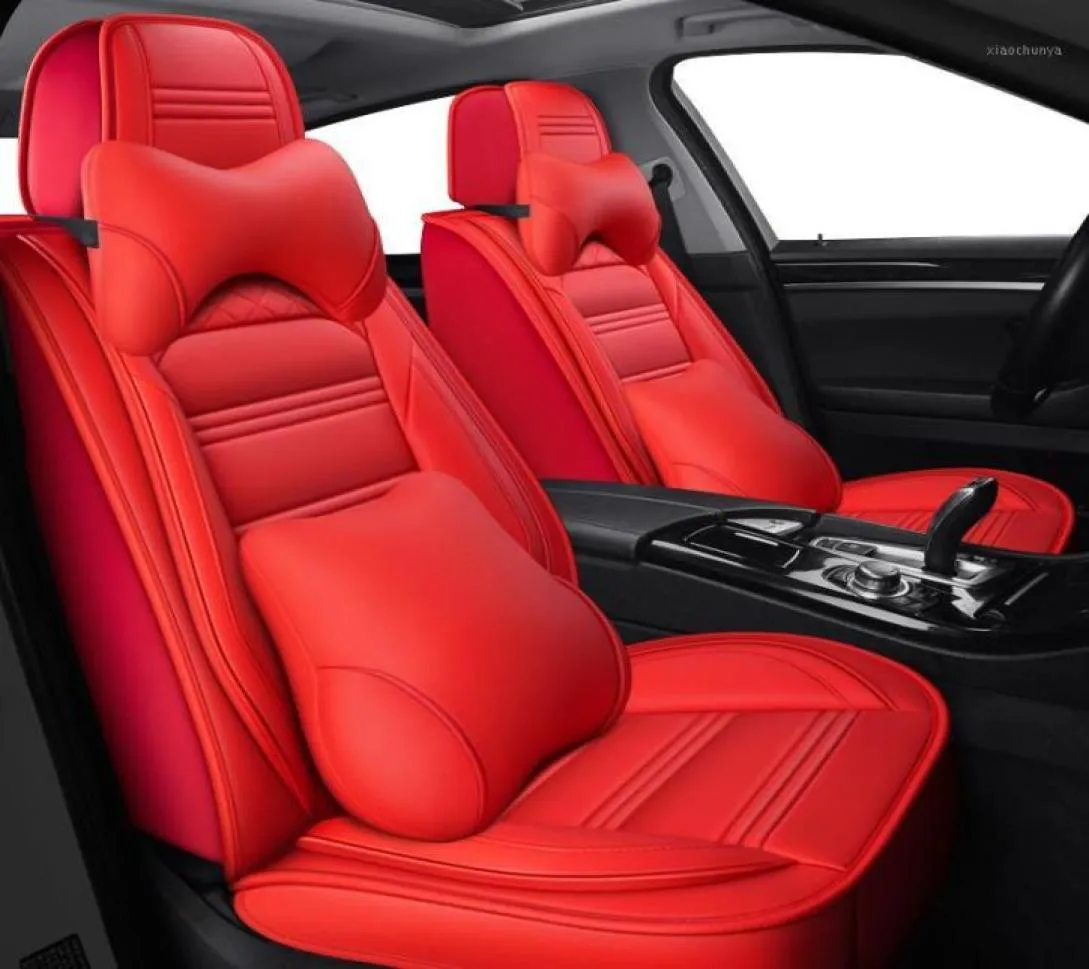 Zhoushenglee Leather Universal Car Seat Cover för mini Alla modeller Cooper Countryman Cooper Paceman Car Styling Auto Cushion11955613