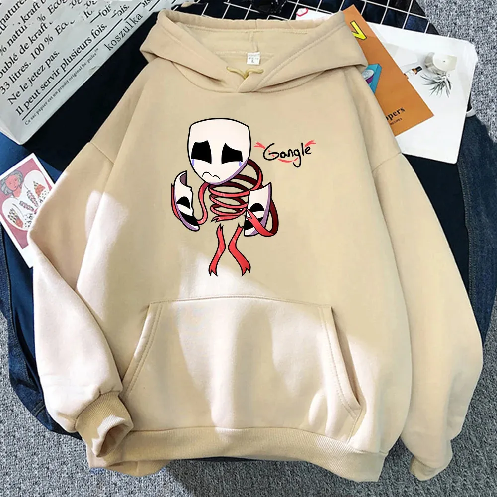 L'incroyable Digital Circus Gangle Sweat à capuche Femmes Harajuku Esthétique Kawaii Sweats à capuche Unisexe Mignon Vintage Pulls Sweats Corée 240307