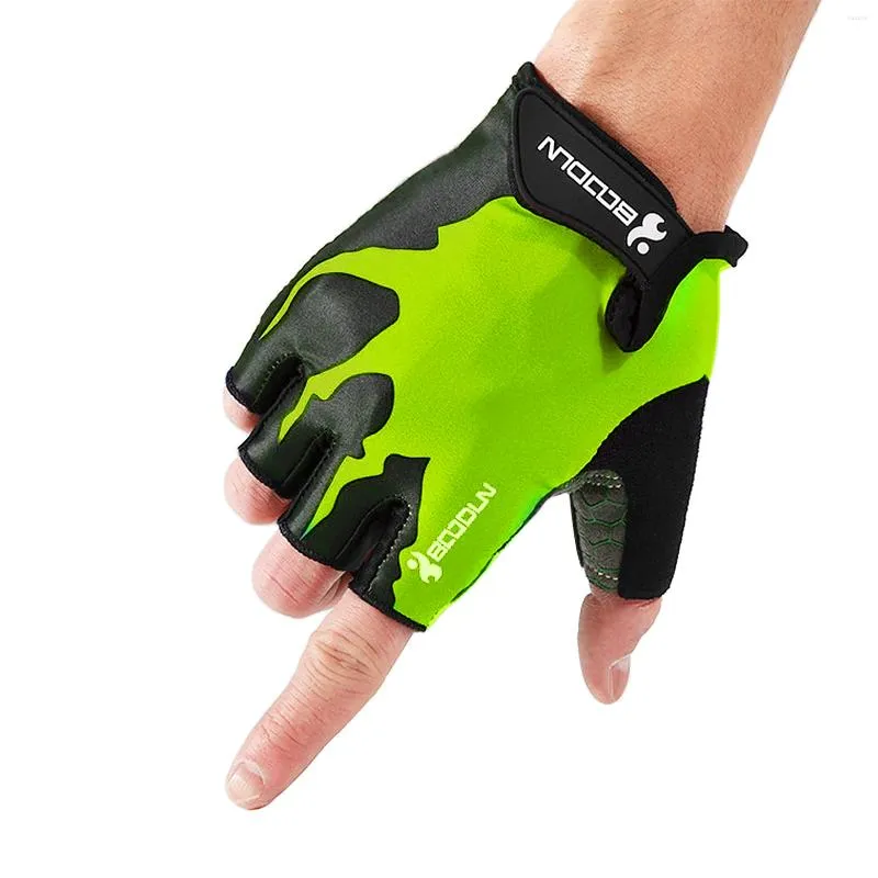 Gants de cyclisme Sport anti-dérapant demi-doigt absorbant rembourré haltérophilie en plein air respirant