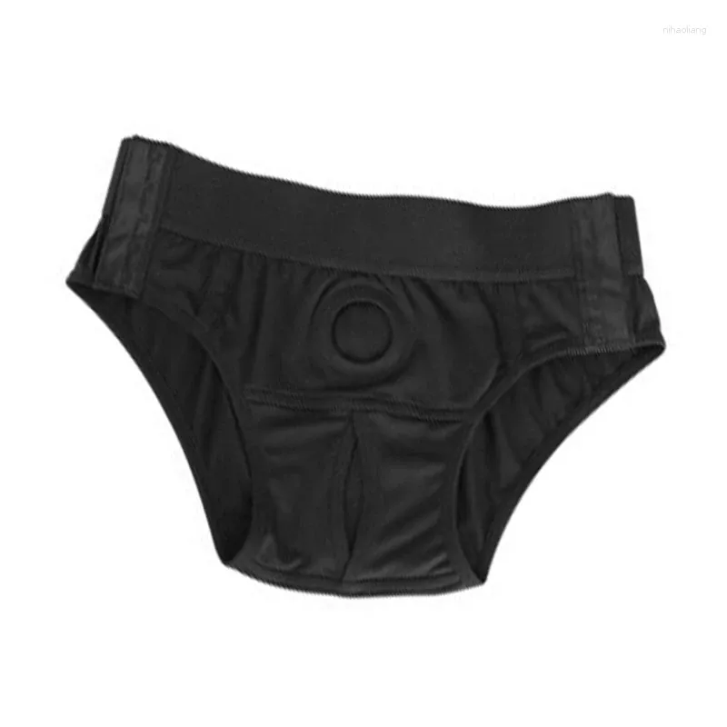 Kvinnors trosor rem på sele byxor stropplösa underkläder justerbar dildo