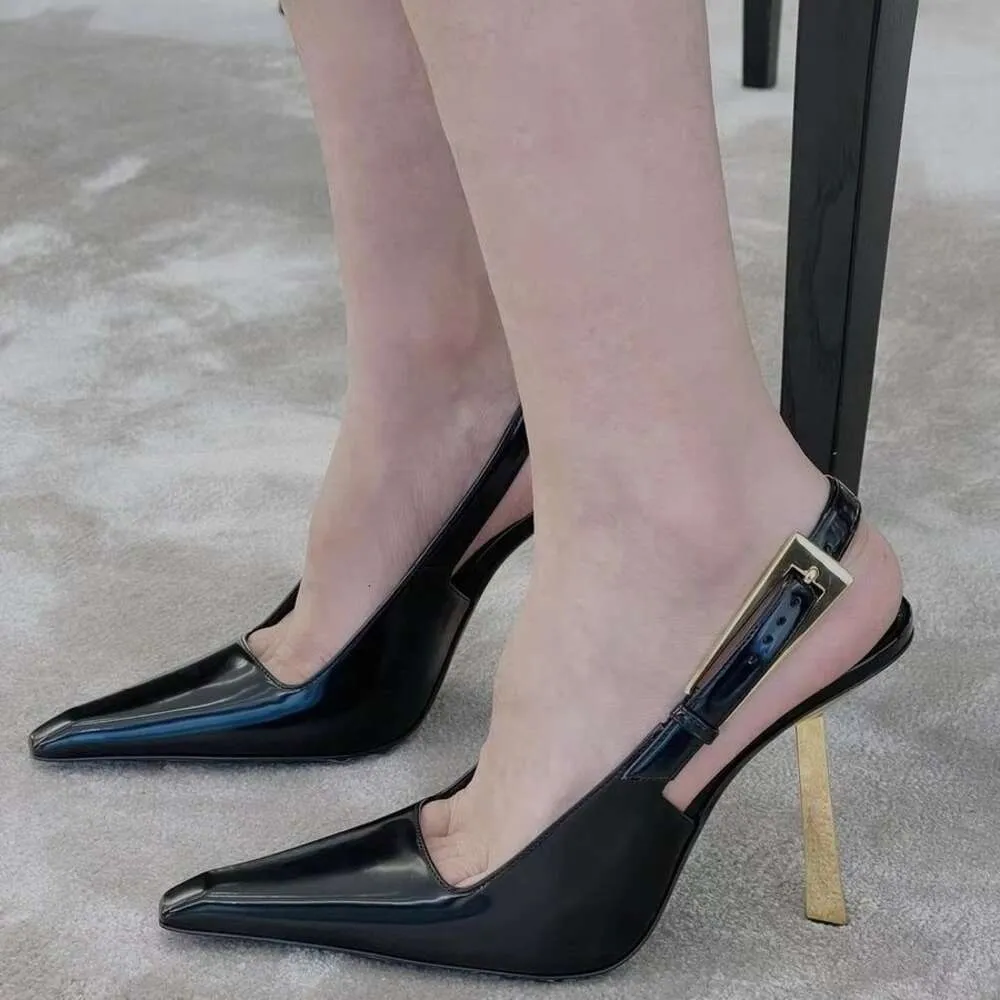 Luxury Women High Heel Sandals Dress Shoes Stiletto Heelsdesigner Heels Formal Events designer shoes Black Golden Gold Wedding Bottoms designer sandals