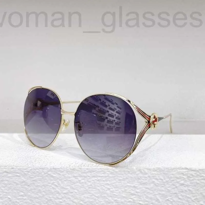 Occhiali da sole firmati Family G's nuovi Tiktok celebrità online personalizzati occhiali da sole avanzati moda versatile da donna GG0225SK 20BF