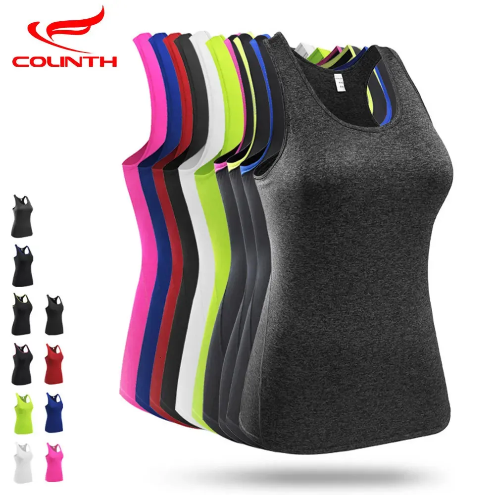 Womens Sports Vest Quick Torking Shirts Fitness Tank Tops ActiveWear Workout Tshirt Running Gym Clothing Jogging Yoga kläder 240228