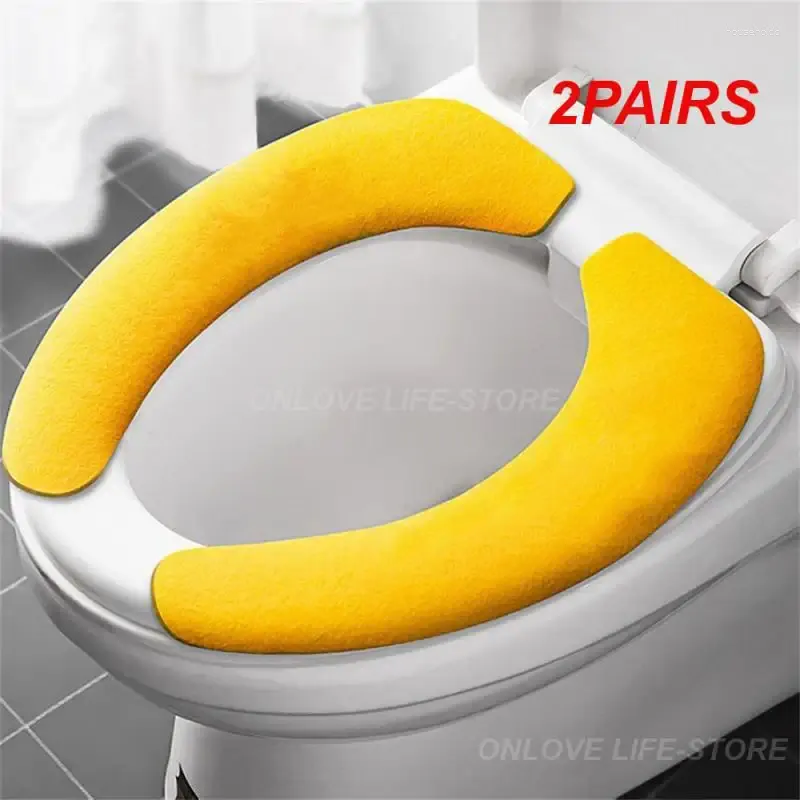 Toilet Seat Covers 2PAIRS Cartoon Design Customizable Actual Cooling Sticker Deodorant Common Comfortable Rich And Colorful