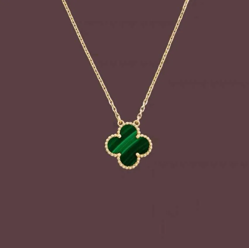 Fashion Pendant Necklaces for women Elegant 4/Four Leaf Clover locket Necklace Highly Quality Choker chains Designer Jewelry 18K Plated gold girls Gift Z2GT