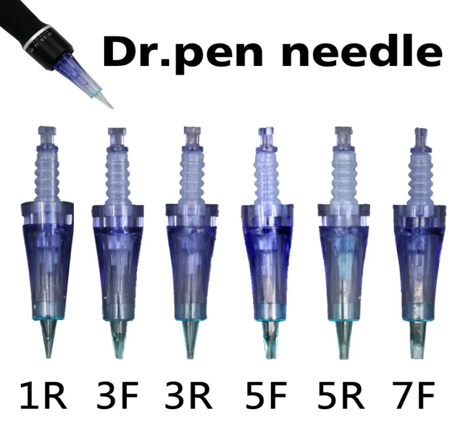 50pcs DR PEN A1 바늘 카트리지 자동 전기 데머 펜 마이크로 바늘 카트리지 롤러 교체 스킨 케어 나노 NEE3442209에 대한 팁