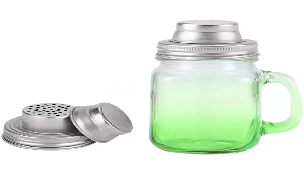 Rvs Mason Jar Shaker Deksels Caps voor Cocktail Meel Mix Kruiden Suiker Zout Pepers Keuken Gereedschap F04198010281