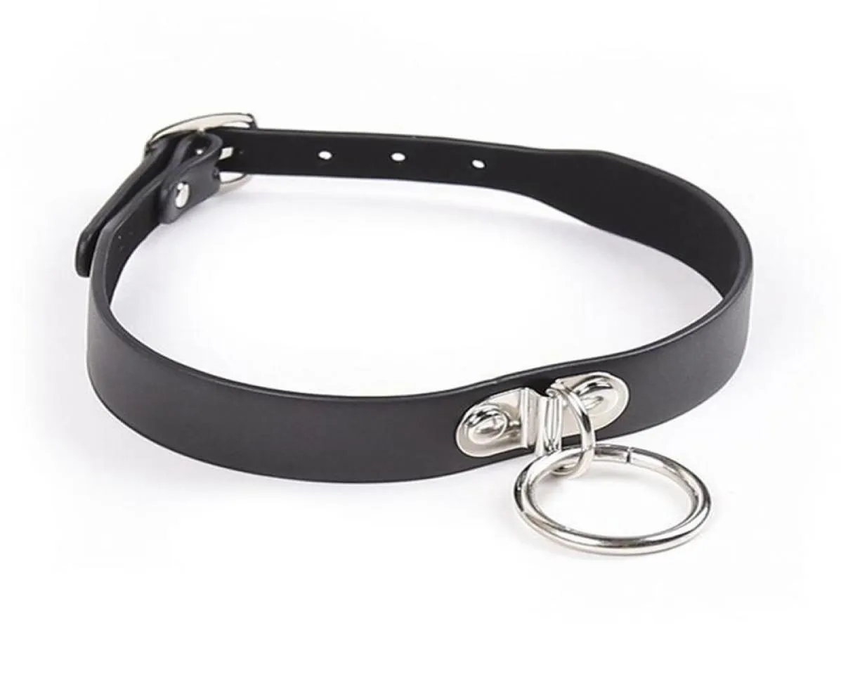 Collier en cuir gay BDSM, anneau de laisse sexy, chaîne d'esclave, jouets érotiques, jeu de rôle, collier fétichiste érotique, jouets sexuels pour couples Sexo Y7323952