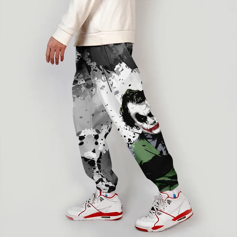 Hosen WAWNI 3D Print Cargo Hosen Haha Joker Harajuku Streetwear Elastische Taille Harem Hip Hop Joggers Hosen 2020 Neue Horror zubehör