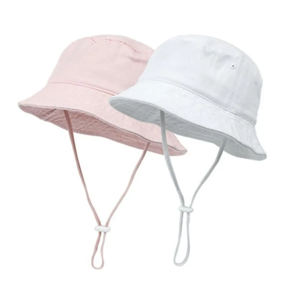 Children's Summer Hat Girls Fisherman Sun Cap Baby Wide Brim Beach Outdoor UV ProtectionHats For 3 Months To 5 Years Kids Hat234V