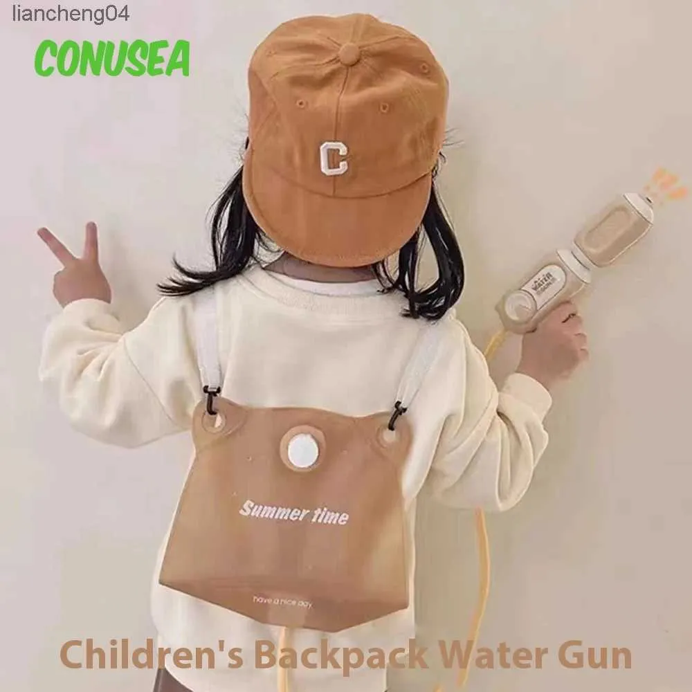Arma brinquedos mochila pistola de água saco macio spray jogos de verão diversão para a família esguicho ao ar livre praia quintal brinquedos das crianças para crianças meninos meninas presentes
