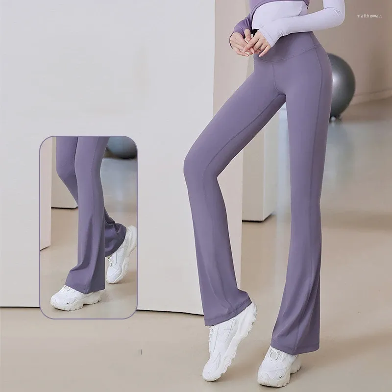 Женские леггинсы 2024, женские фитнес-спортивные расклешенные брюки для йоги, узкие ягодицы, быстросохнущая модная одежда с высокой талией 30674