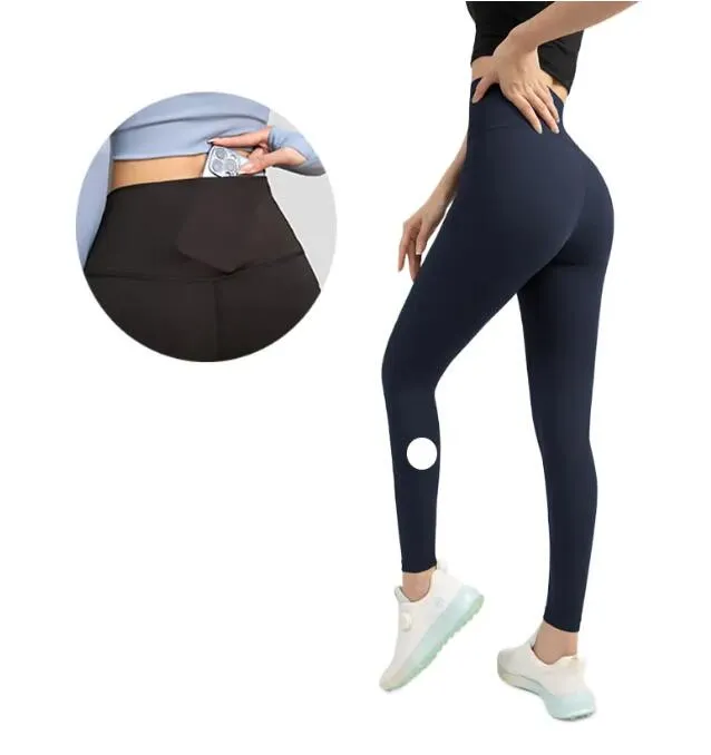 Hyl-24 Yoga Spodnie LU wyrównaj legginsy kobiety szorty przycięte spodnie stroje damskie sporty spodnie Ćwiczenie kadrowanie noszenie dziewcząt bieganie legginsy gym szczupły spodnie