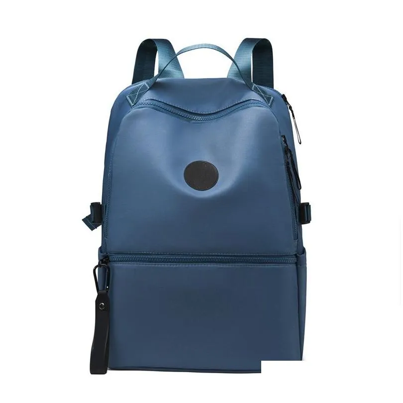 Bolsas al aire libre Ll Mochila Schoobag para adolescente Bolsa para computadora portátil grande Impermeable Nylon Deportes Estudiante 3 colores Drop Entrega Deportes al aire libre Dhorv