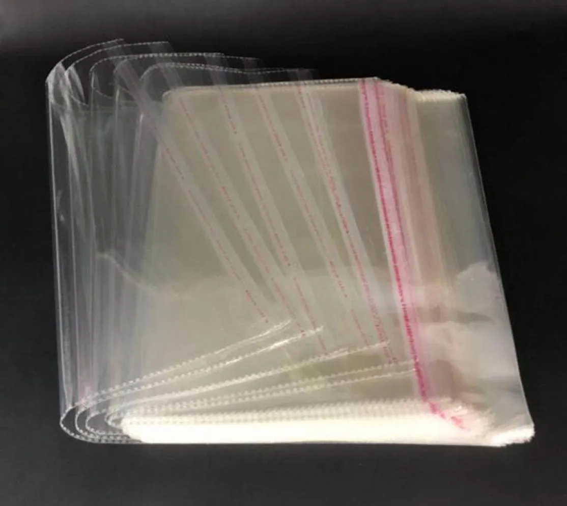 Storage Bags Clear Self Adhesive Seal Plastic Packaging Bag Resealable Cellophane OPP Poly Bags Gift Bags5571468