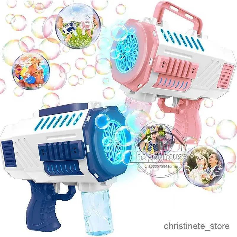 Giochi con la sabbia Divertimento in acqua Astronauta Automa Macchina per bolle di sapone per bambini Pistola a bolle Lanciarazzi Soffiatore di bolle Creatore di bolle di sapone per bambini Giochi estivi all'aperto