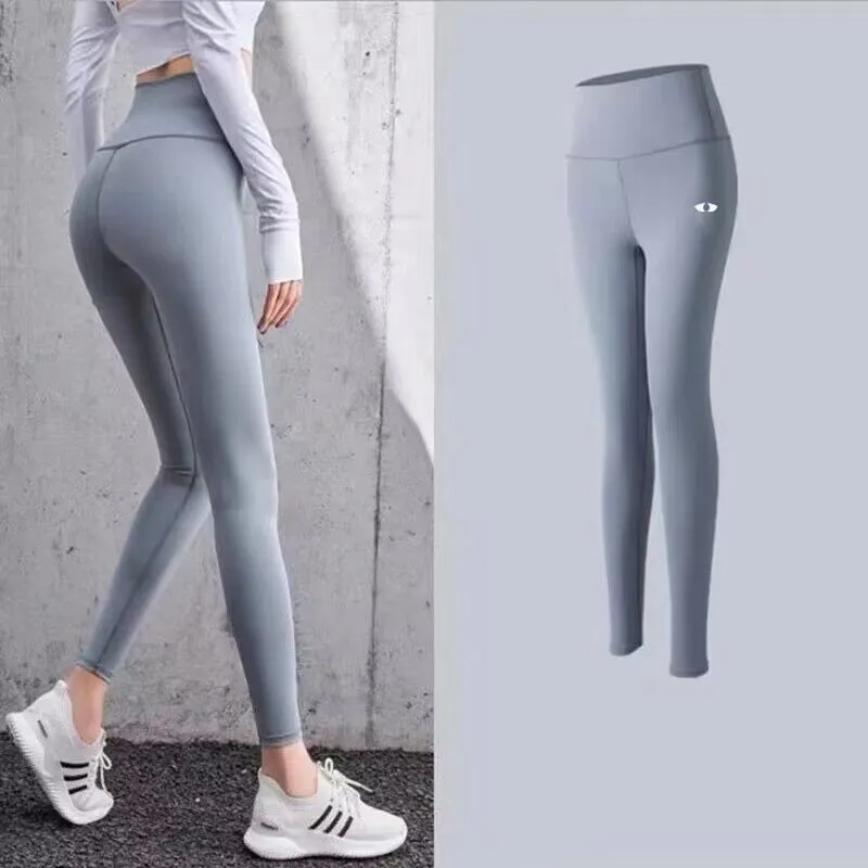 Women Yoga Pants Fashion Patchwork Color Crossover High Waist Hip Lift Abdominal Sports Leggings Gym Fitness Workout Tights Under
