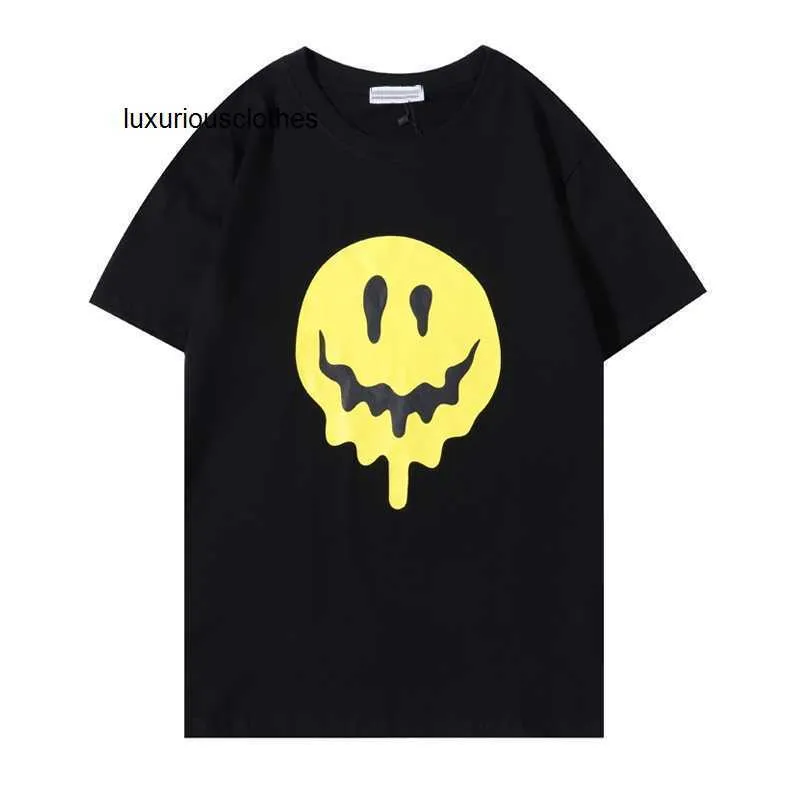 Camisetas para hombres 2024 Verano París Diseñador Camisetas para hombre Classic Smiley Face Impresión Camisetas para hombres Mujeres Moda Camiseta Casual Streetwear Tops de algodón Tee