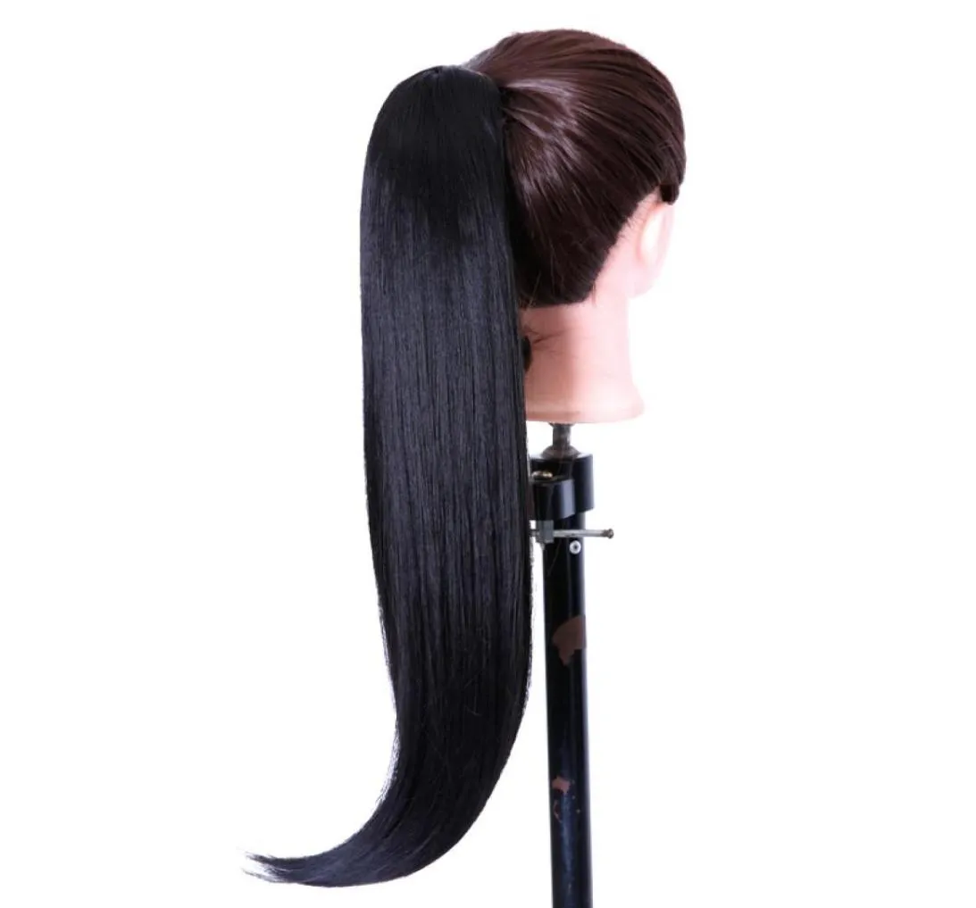 26quot Long Claw Clip Drawstring Ponytail Fake Hair Extensions False Hair Pony Tails Horse Tress Synthetic Hairpieces3236420