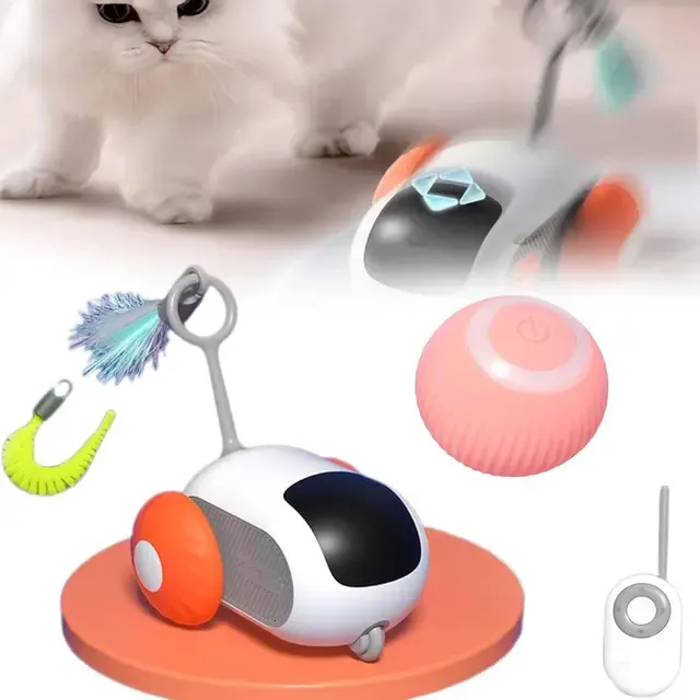 Self Satisfying Electric Cat Toy Remote Control Interactive Dual Mode Relaxing Fun For Cats From Huo10 13.89 DHgate.Com