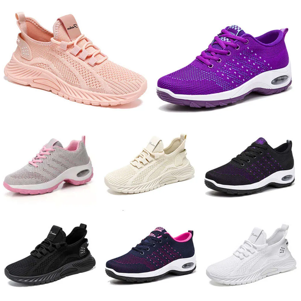 Nuove scarpe da donna da uomo Escursionismo Scarpe basse da corsa suola morbida moda viola bianco nero sport comodi Color block Q60 GAI usoonline