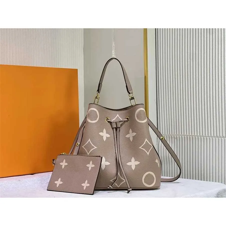 70% tomada de fábrica fora MT NEONOE balde médio bolsas crossbody cordão bolsa de compras qualidade com saco de pó à venda