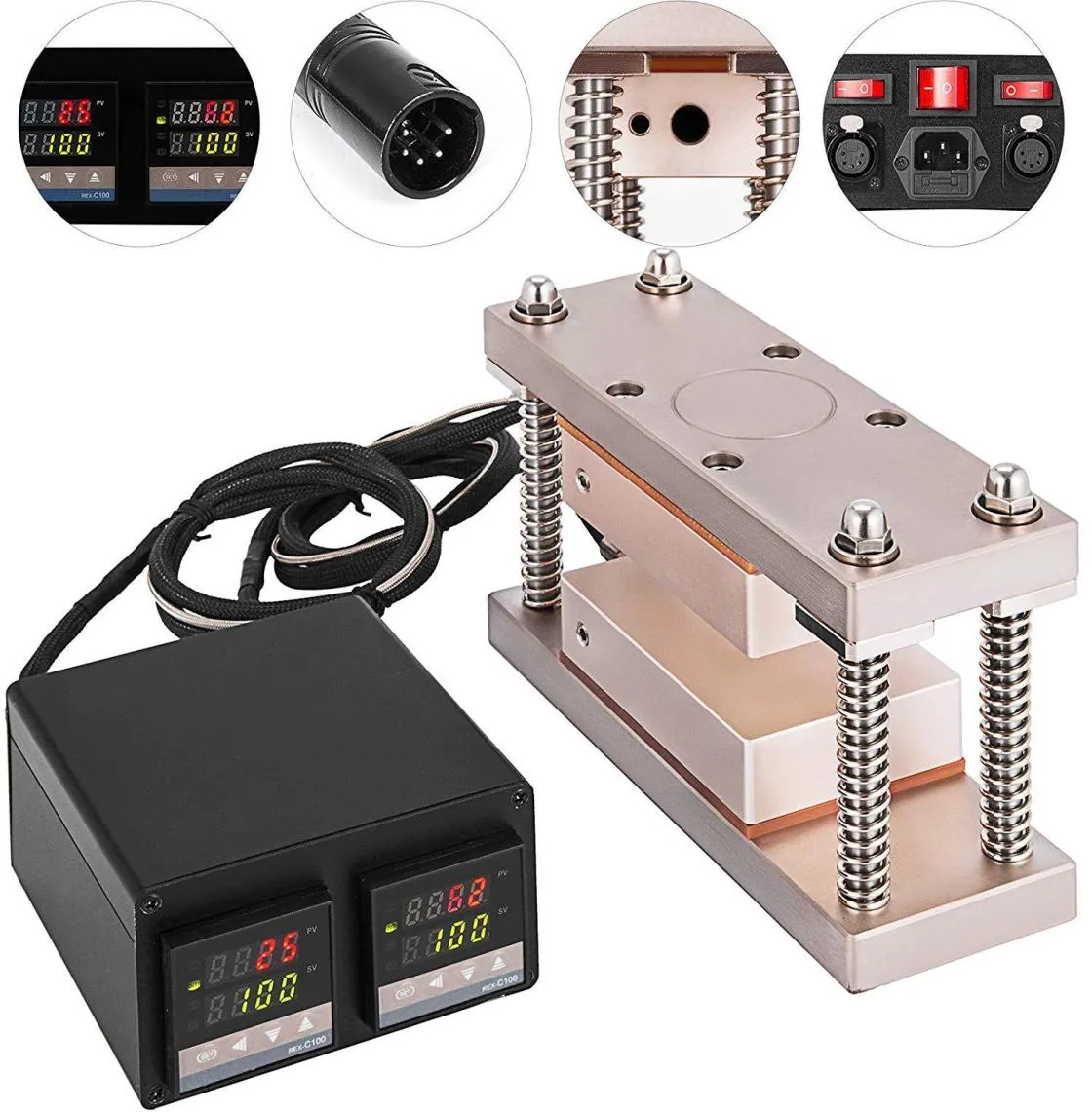 Industrial Equipment Tuopuke rosin press cage kit 3quotx5quot with pressing plates installed Lifetime warranty on the springs 4390311