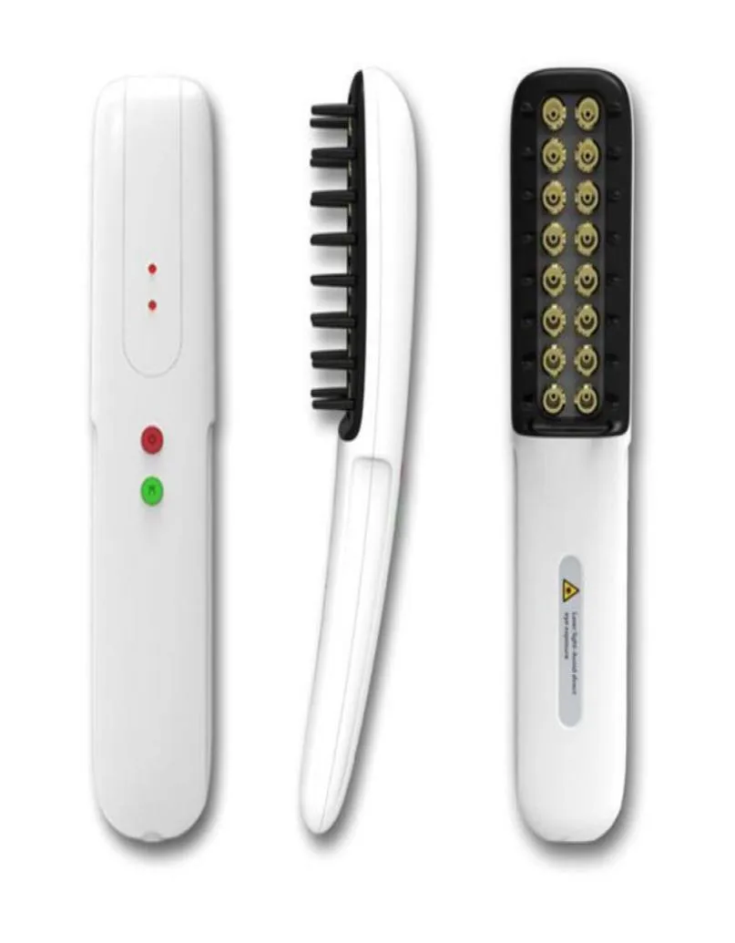 2022 Portable low level therapy hair regrowth laser comb with 16 diodes laser for personal home use5153233