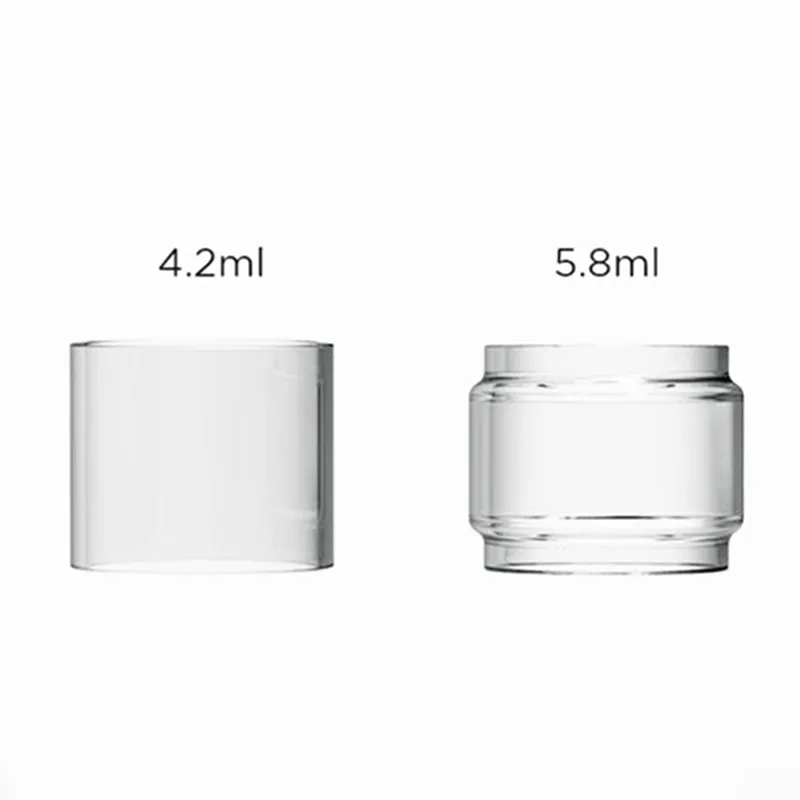 Tubo de cristal de repuesto para admisión Augvape Dual RTA 4,2 ml 5,8 ml